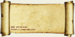 Mirjana Zimonjić vizit kartica